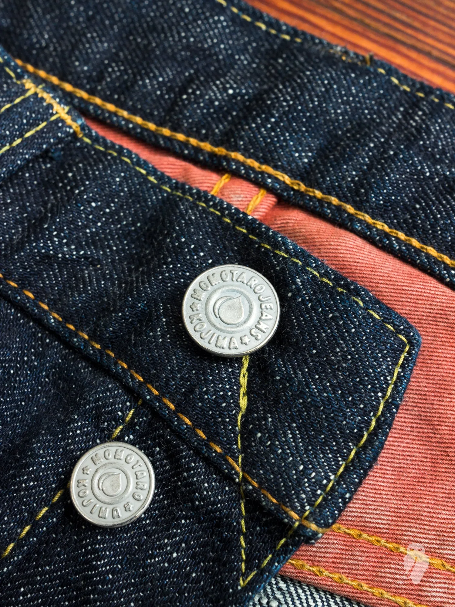 BOM012 "Momotaro x Blue Owl" 15.7oz Selvedge Denim - Natural Tapered Fit
