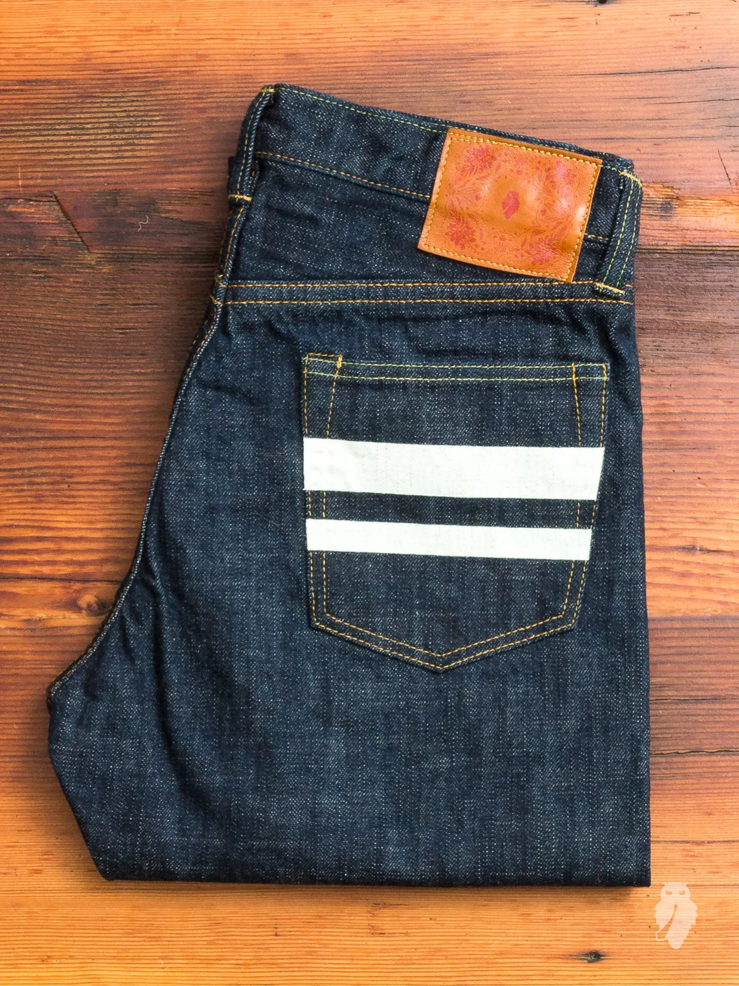 BOM012 "Momotaro x Blue Owl" 15.7oz Selvedge Denim - Natural Tapered Fit