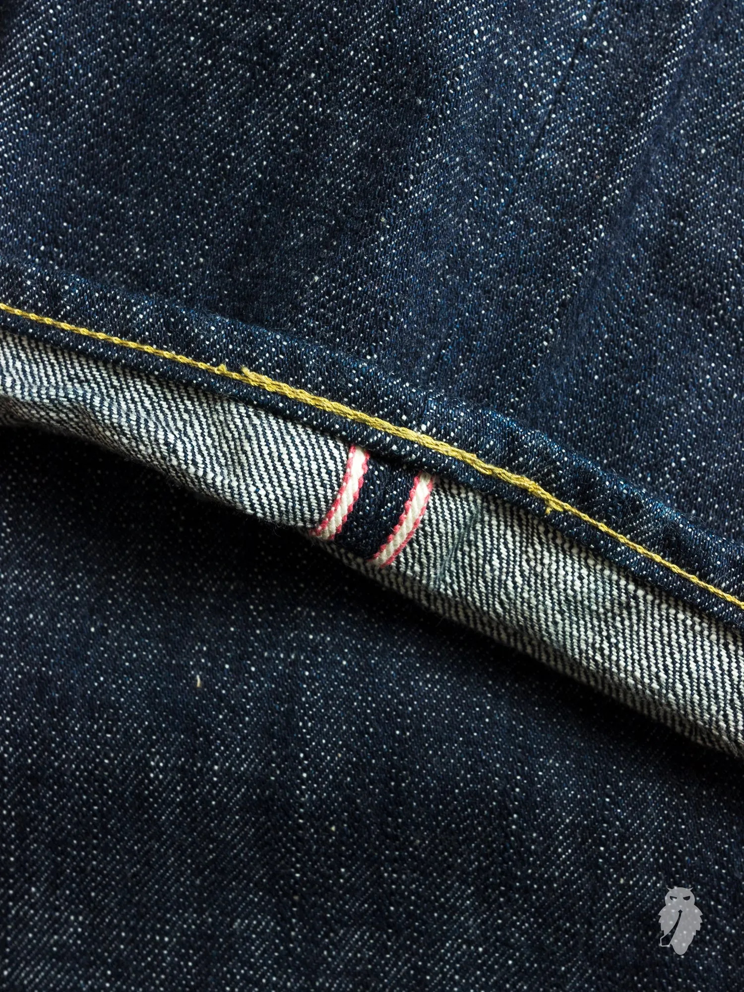 BOM012 "Momotaro x Blue Owl" 15.7oz Selvedge Denim - Natural Tapered Fit