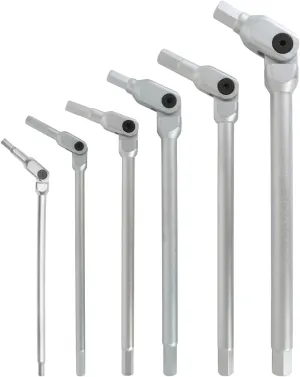 Bondhus K10 HEX-PRO Pivot Head Wrench Set,Incl Sizes: 3, 4, 5, 6, 8 & 10mm 6PC, Multicolor, One Size