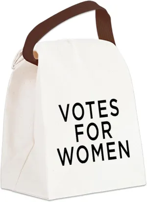 CafePress Votes For Women Canvas Lunch Bag with Strap Handle