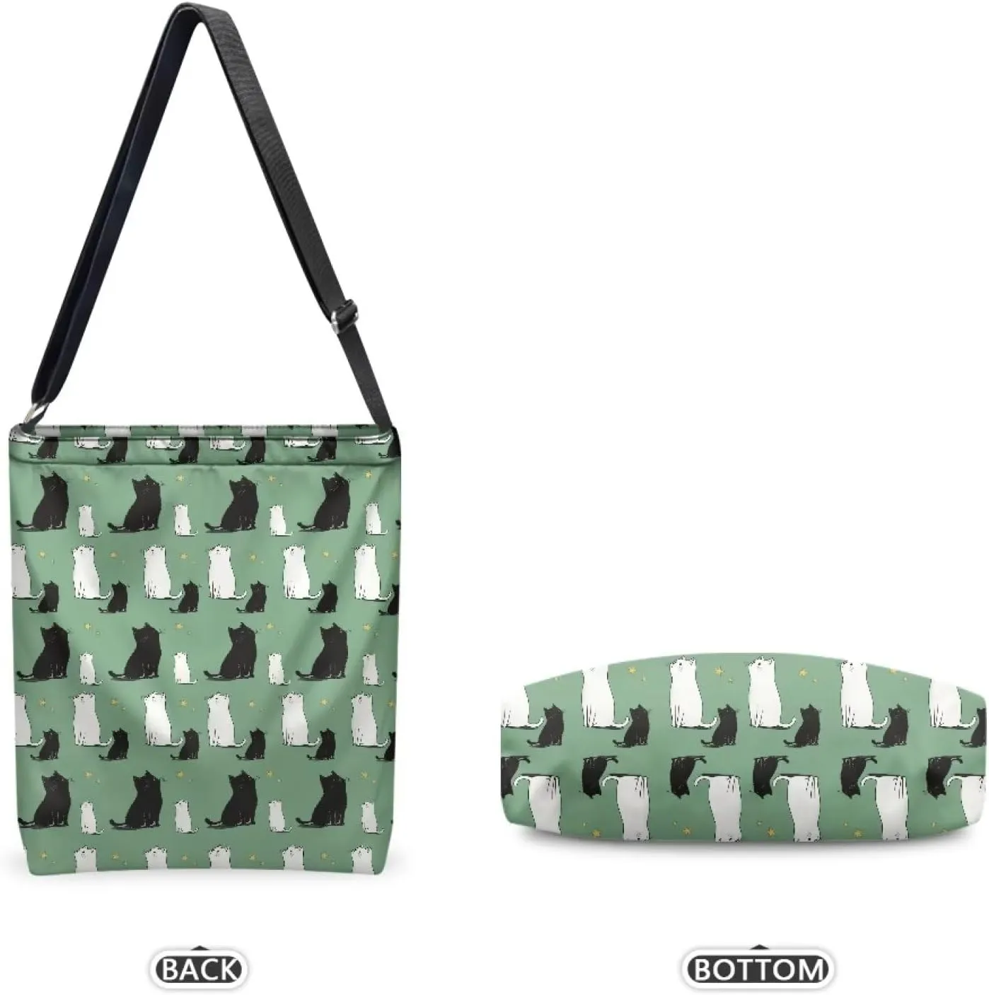 Canvas Tote Bag for Women, Retro Tote Bag with Adjustable Shoulder Strap Fashion Shoulder Purse Travel Satchel