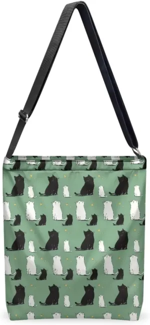 Canvas Tote Bag for Women, Retro Tote Bag with Adjustable Shoulder Strap Fashion Shoulder Purse Travel Satchel
