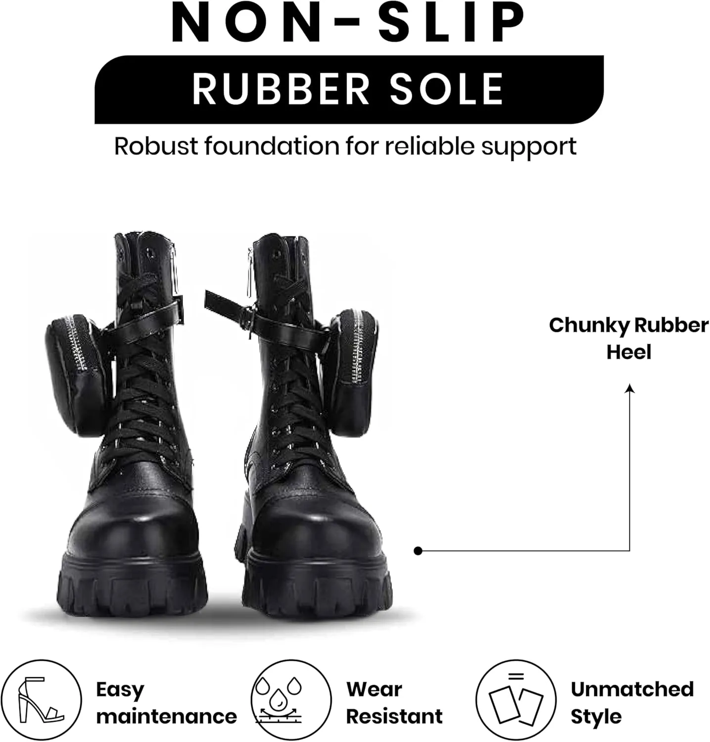 Cape Robbin Monik Round Toe Platform Block Heel Booties (Monik)