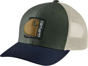 Carhartt Men's Canvas Mesh-Back C Patch Cap