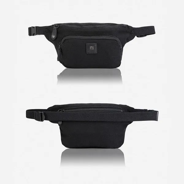 CASUAL WAIST BAG, BLACK