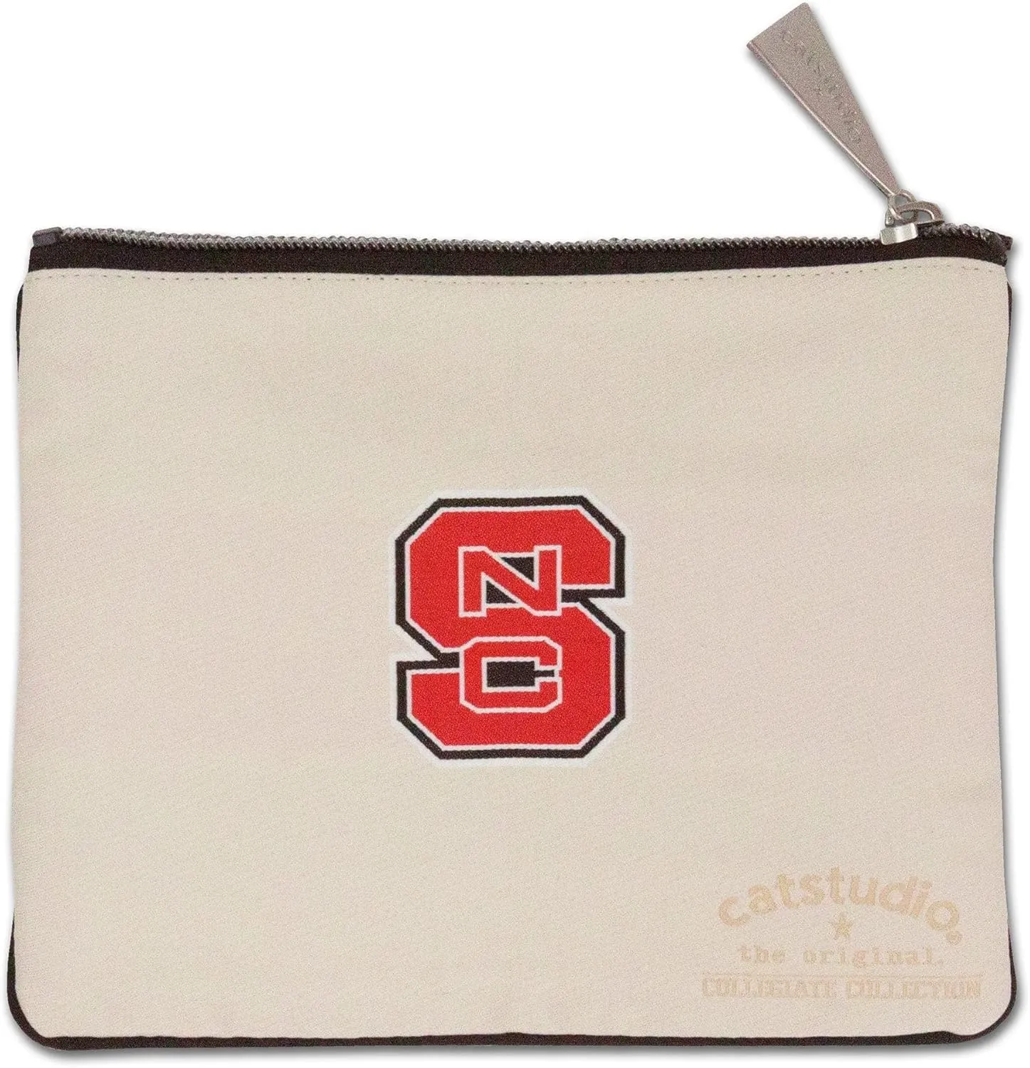 Catstudio Collegiate Zipper Pouch, North Carolina State University Travel Toiletry Bag - Ideal Gift for Alumni, Makeup Bag, Dog Treat Pouch, or Travel Purse