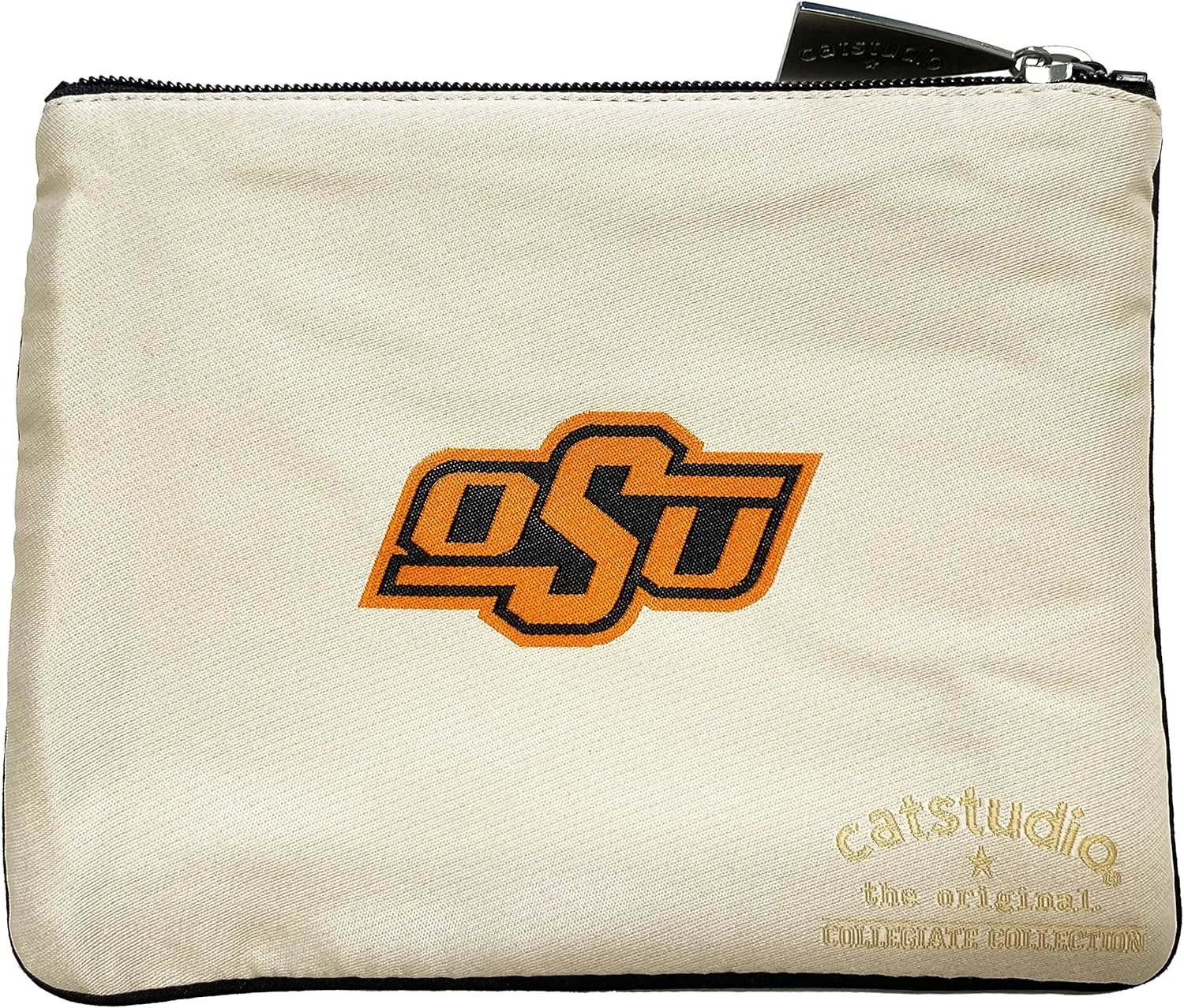 Catstudio Zipper Pouch, Oklahoma State University Travel Toiletry Bag, 5 x 7, Ideal Makeup Bag, Dog Treat Pouch, or Purse to Organize Supplies for Grads & Alumni