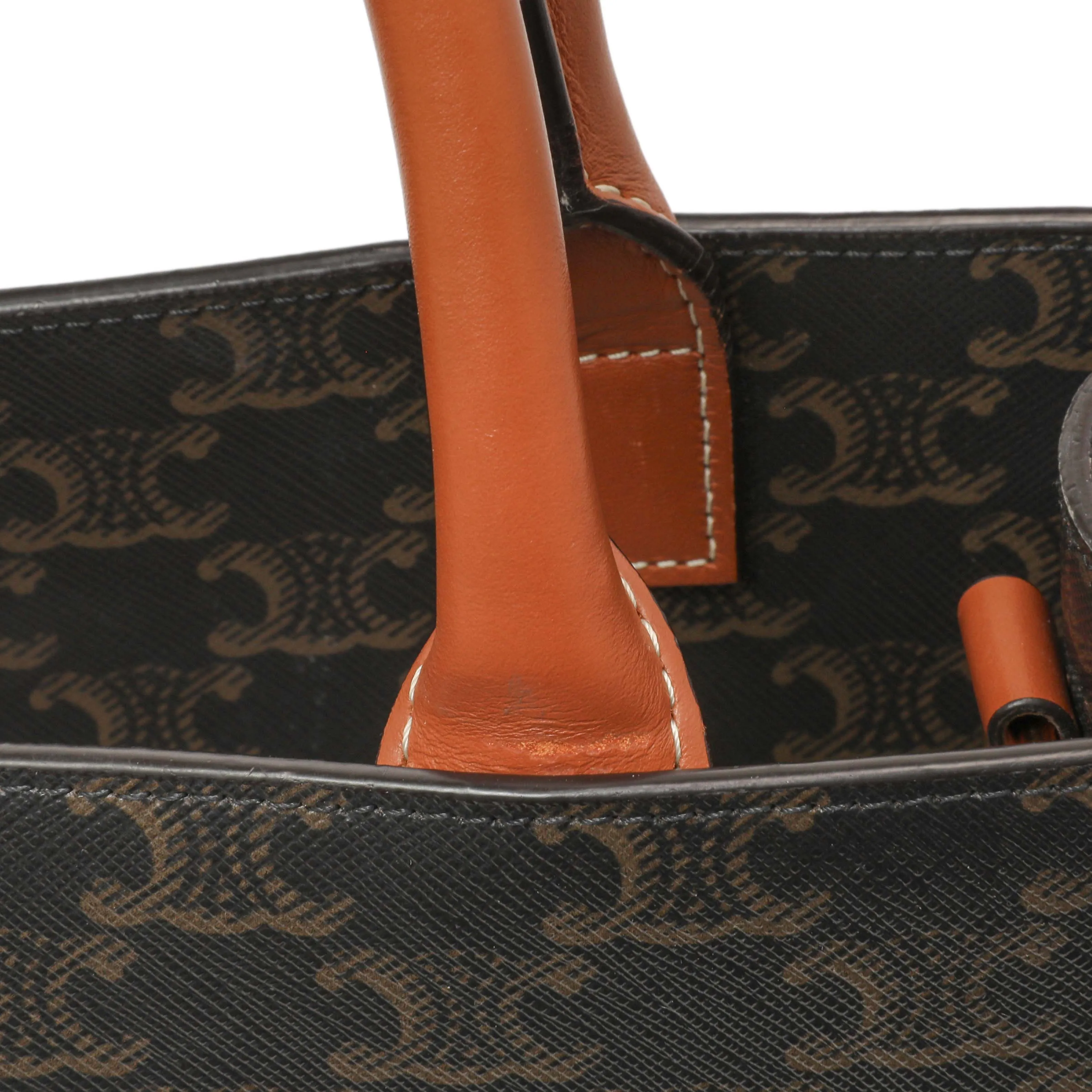Celine Triomphe Canvas Small Vertical Cabas
