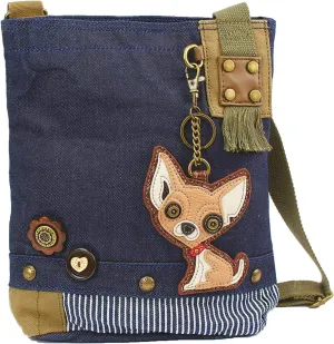 Chala Patch Cross-Body Women Handbag, Canvas Messenger Bag