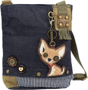 Chala Patch Cross-Body Women Handbag, Canvas Messenger Bag