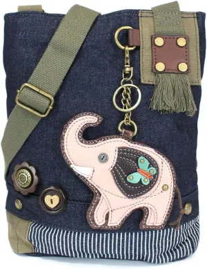 Chala Patch Cross-Body Women Handbag, Canvas Messenger Bag