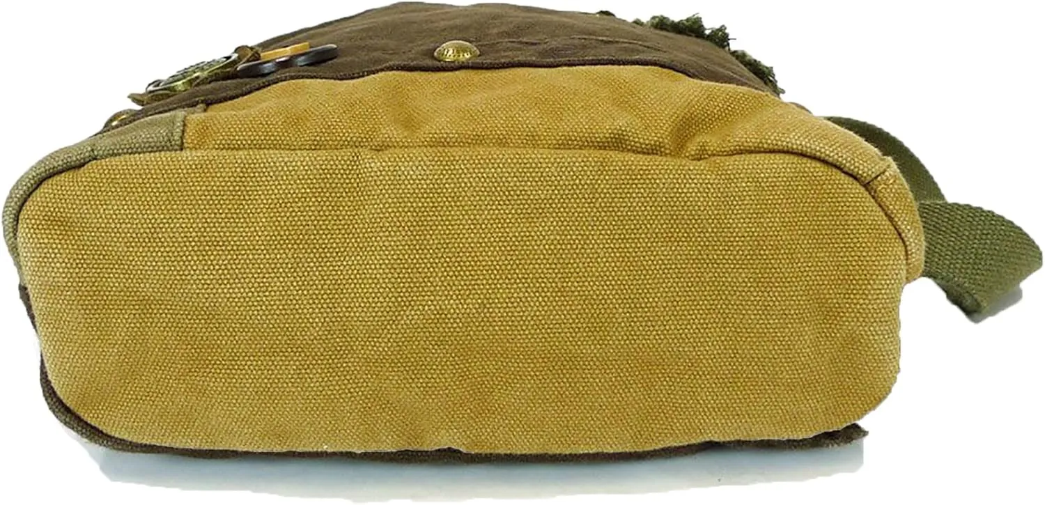Chala Patch Cross-Body Women Handbag Dark Brown