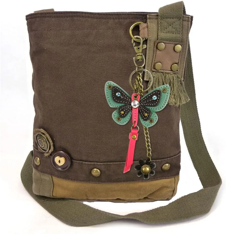 Chala Patch Cross-Body Women Handbag Dark Brown