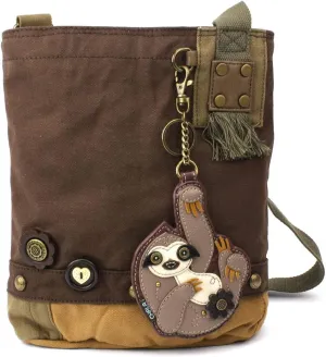 Chala Patch Cross-Body Women Handbag Dark Brown