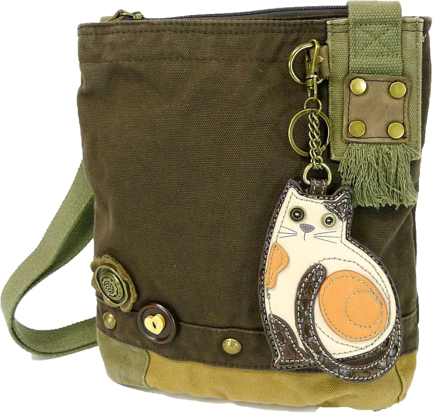 Chala Patch Cross-Body Women Handbag Dark Brown