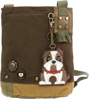 Chala Patch Cross-Body Women Handbag Dark Brown