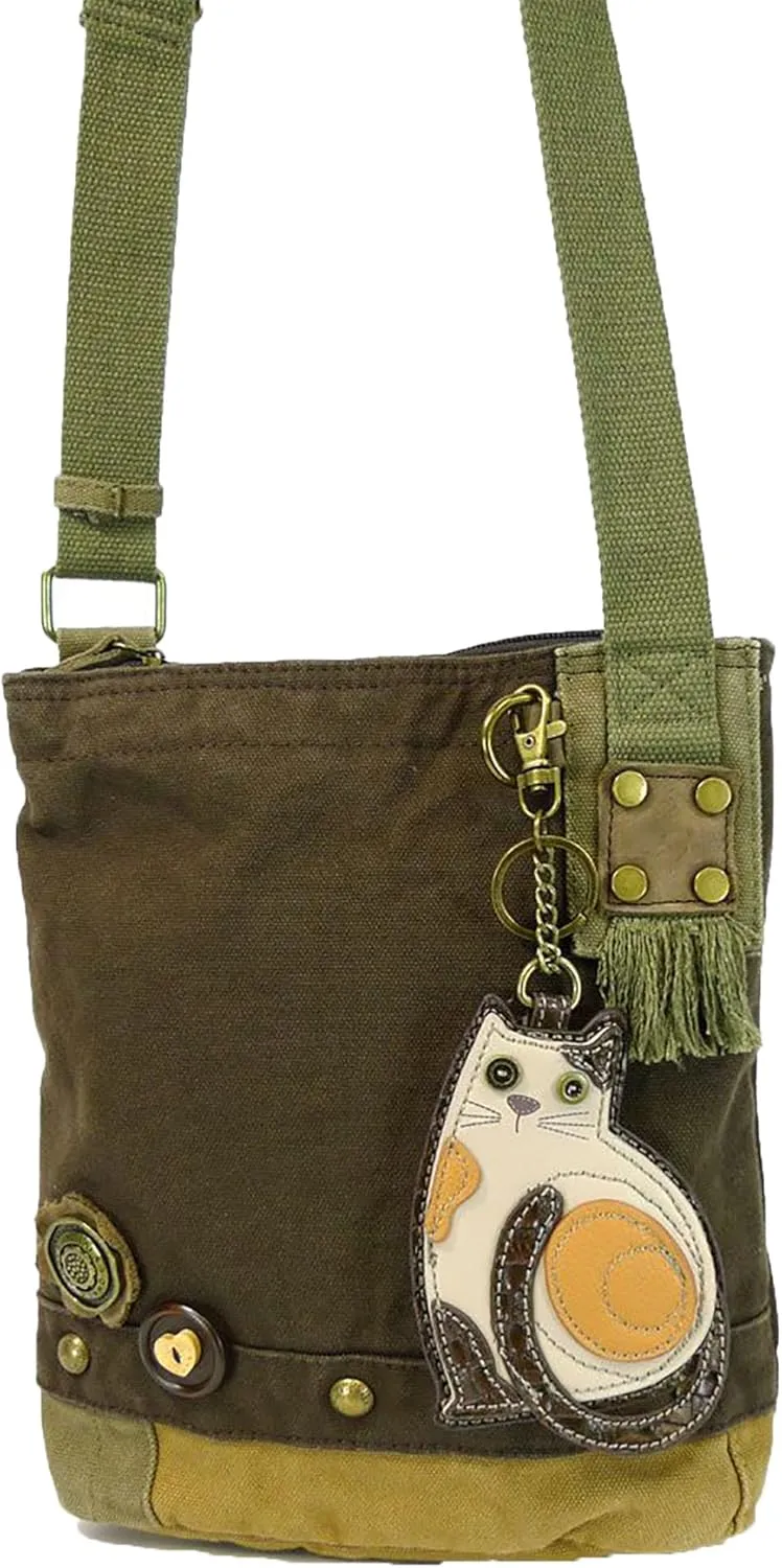 Chala Patch Cross-Body Women Handbag Dark Brown