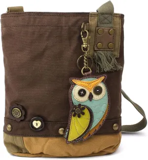 Chala Patch Cross-Body Women Handbag Dark Brown