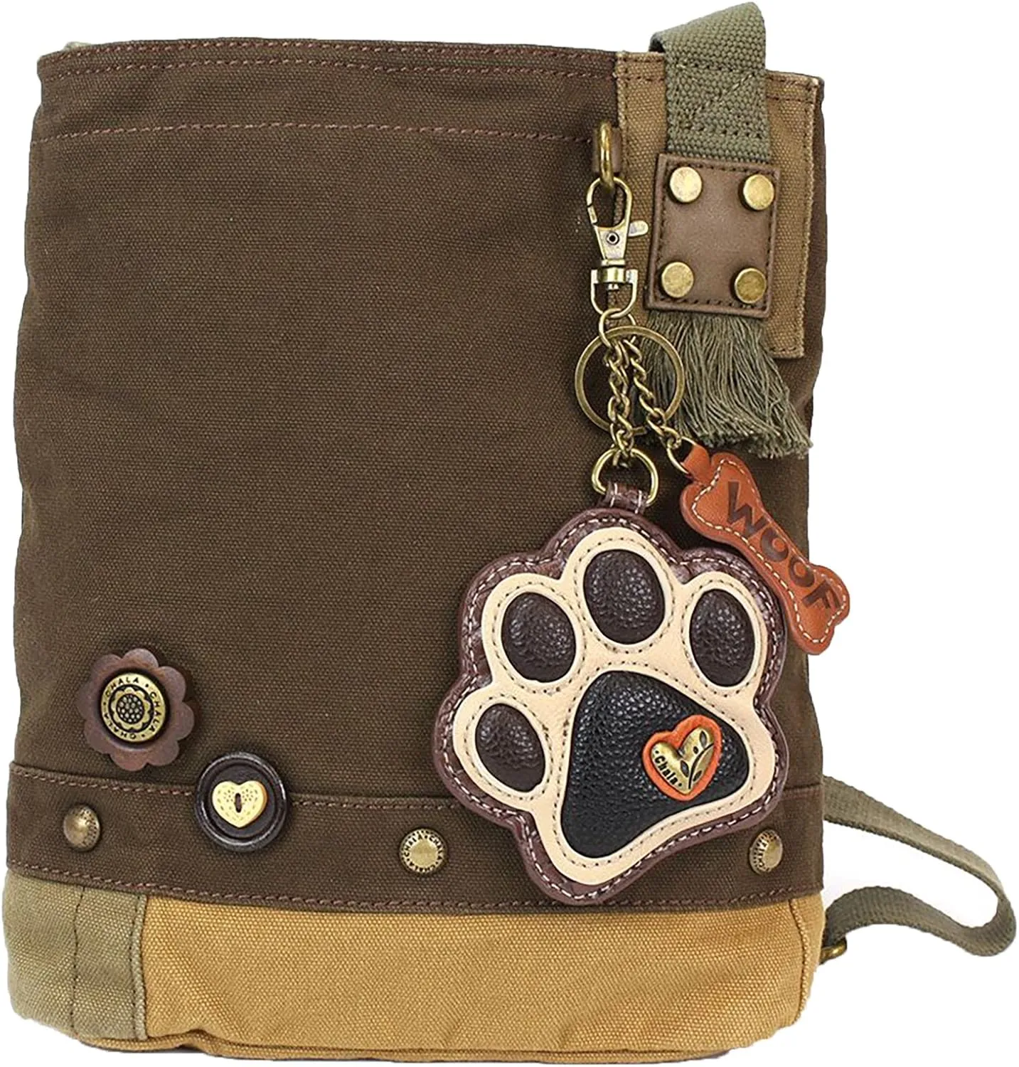Chala Patch Cross-Body Women Handbag Dark Brown