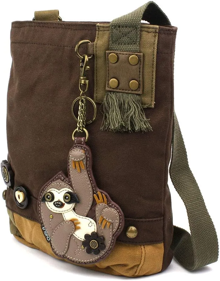 Chala Patch Cross-Body Women Handbag Dark Brown