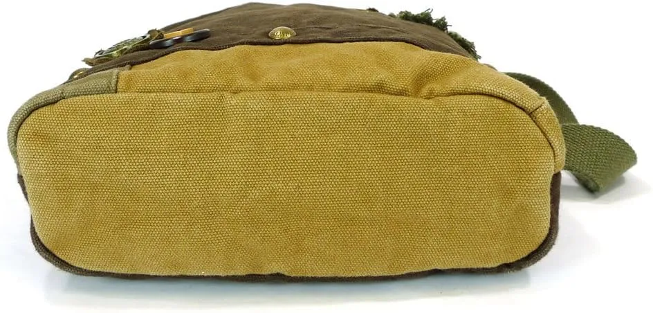 Chala Patch Cross-Body Women Handbag Dark Brown