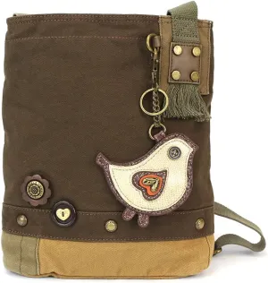 Chala Patch Cross-Body Women Handbag Dark Brown