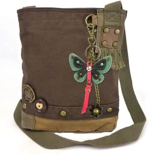 Chala Patch Cross-Body Women Handbag Dark Brown
