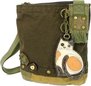 Chala Patch Cross-Body Women Handbag Dark Brown