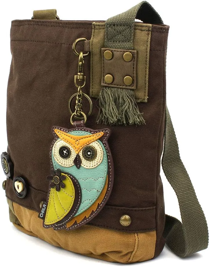 Chala Patch Cross-Body Women Handbag Dark Brown
