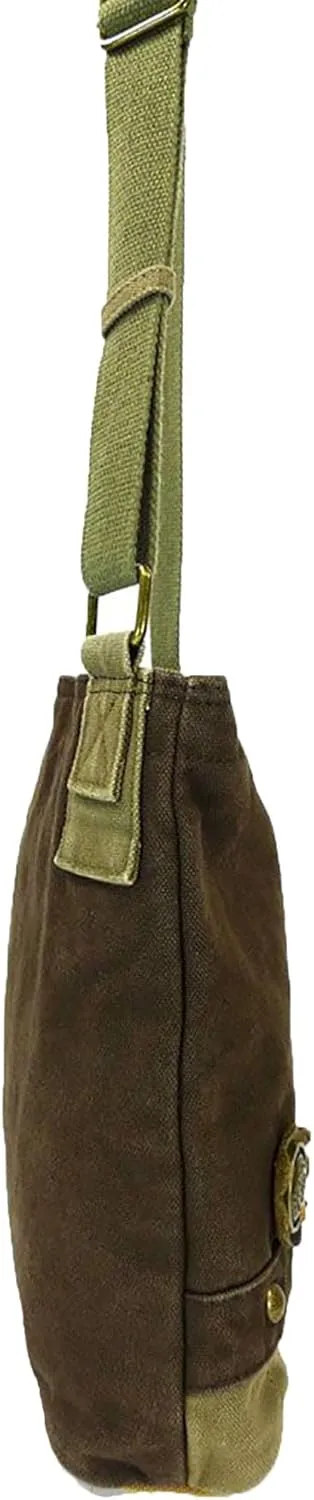 Chala Patch Cross-Body Women Handbag Dark Brown