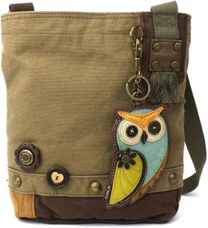 CHALA Patch Crossbody - Owl-A- Olive