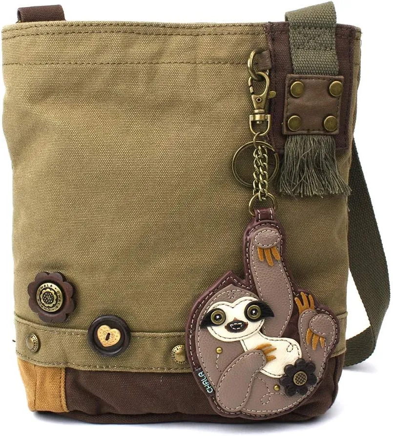 CHALA Patch Crossbody - Sloth- Olive