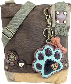 Chala Paw Print Patch Crossbody Handbag
