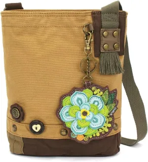 Chala Women Handbag Patch Crossbody - Succulent - Brown