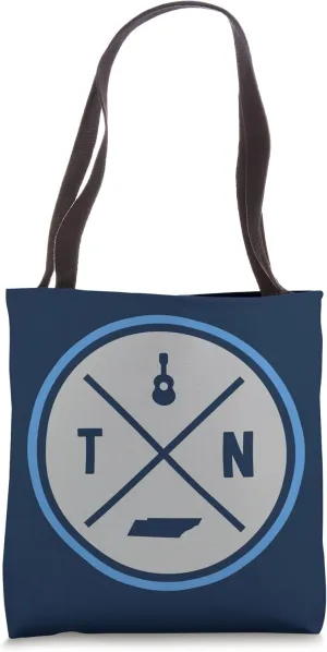 Classic Tennessee TN Circle Patch Design Tote Bag