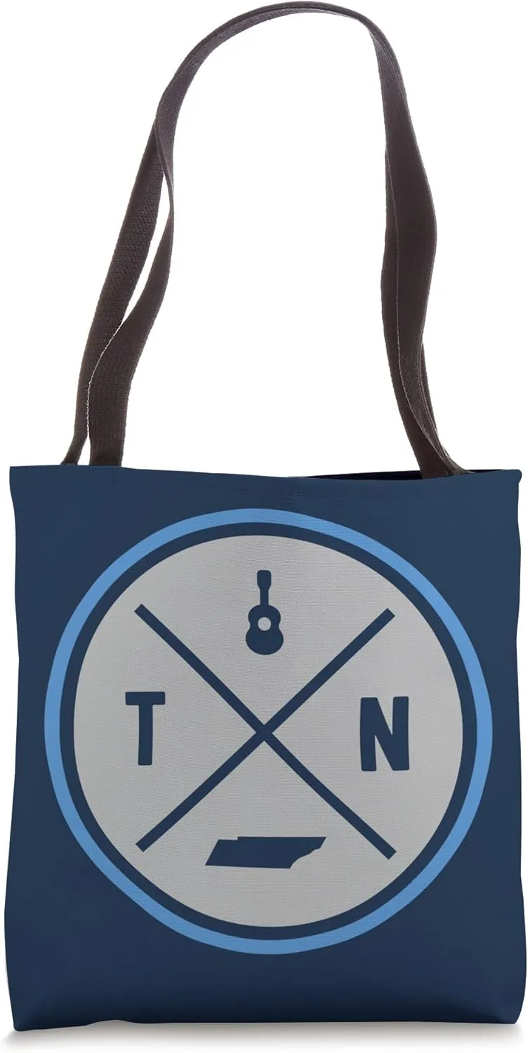 Classic Tennessee TN Circle Patch Design Tote Bag