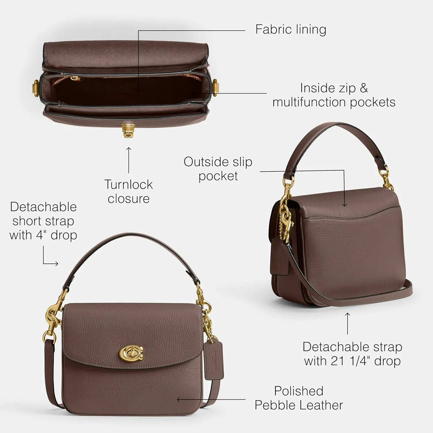Coach Coated Canvas Signature Cassie Crossbody 19
