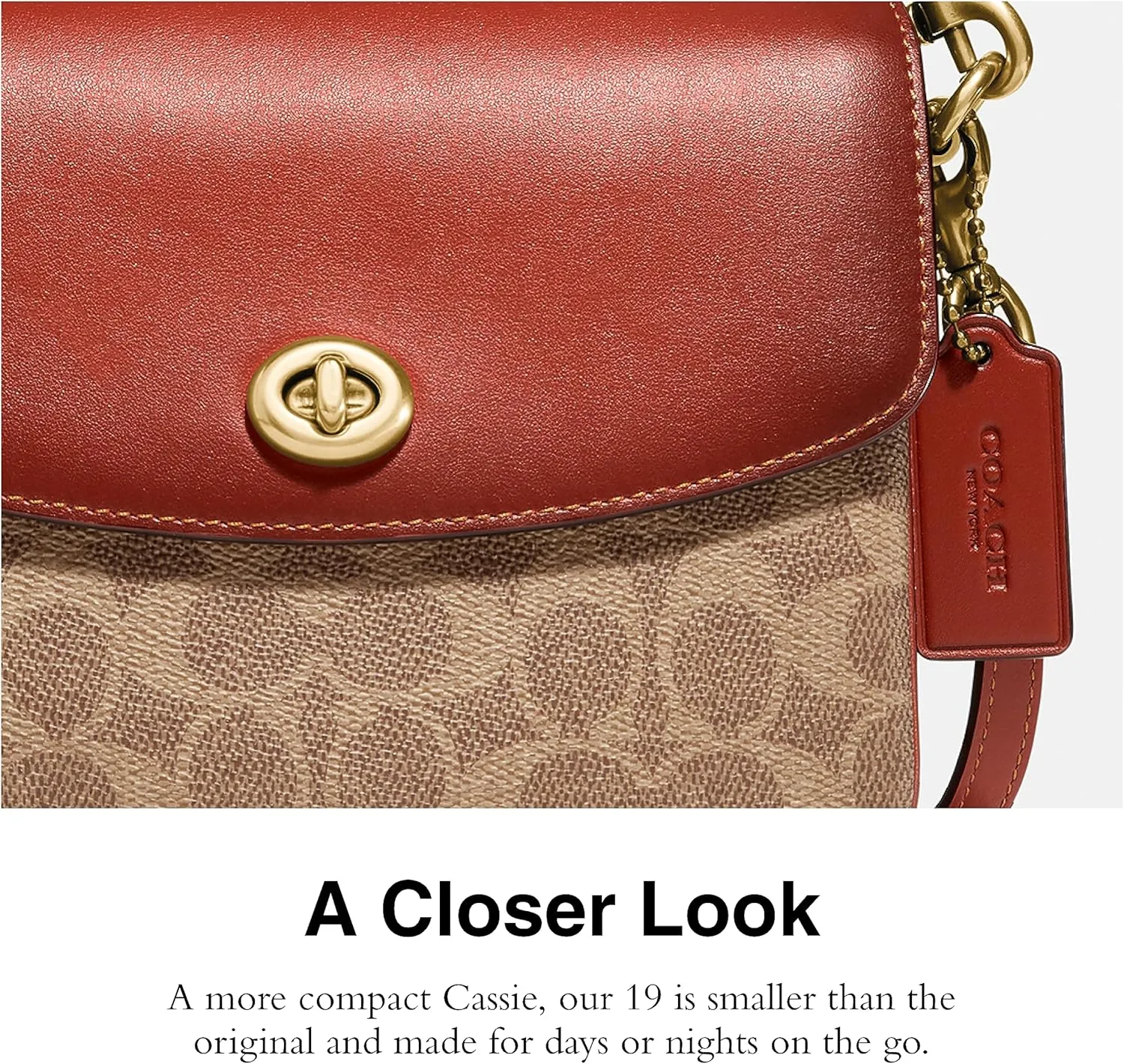 Coach Coated Canvas Signature Cassie Crossbody 19