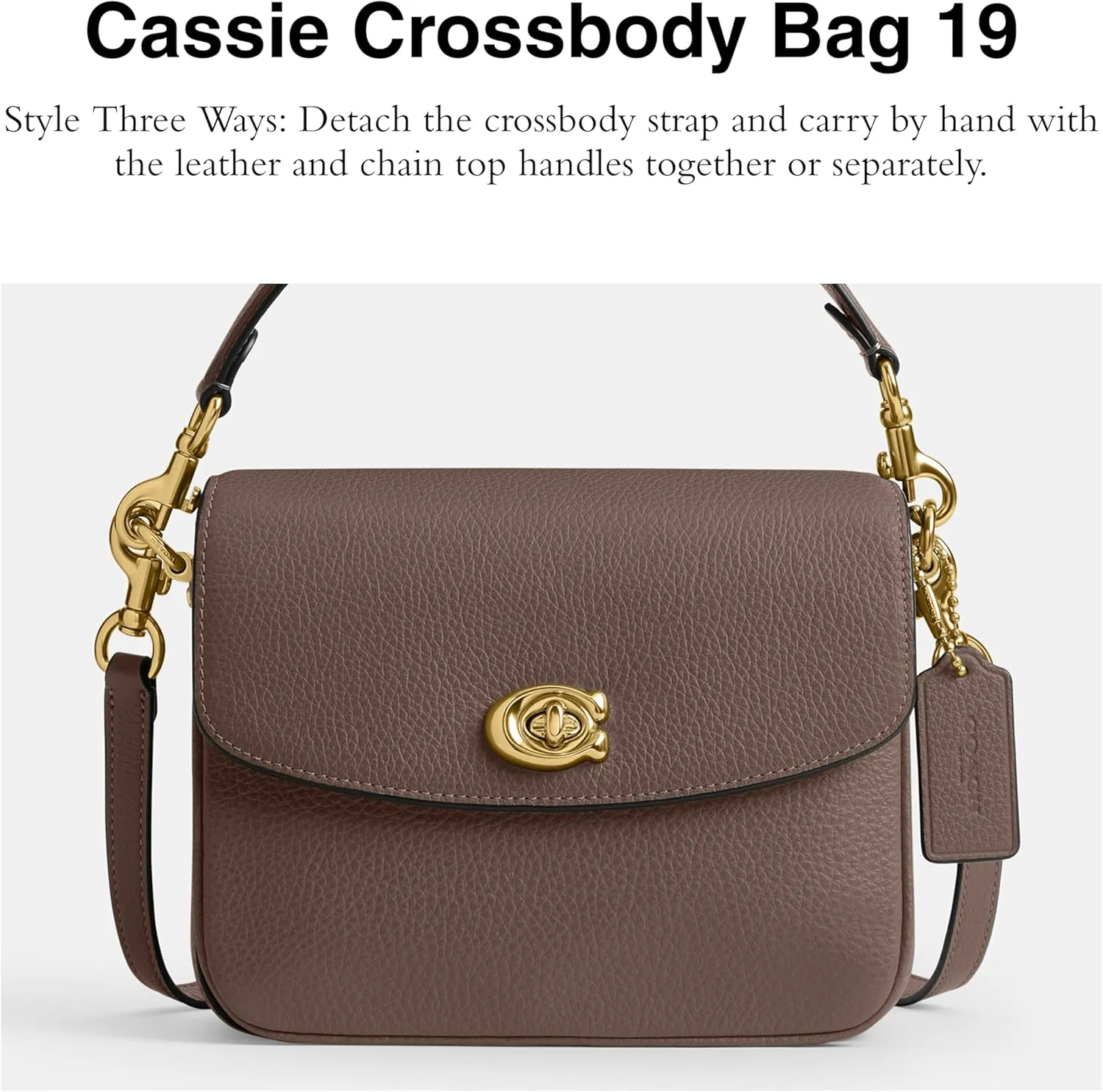 Coach Coated Canvas Signature Cassie Crossbody 19