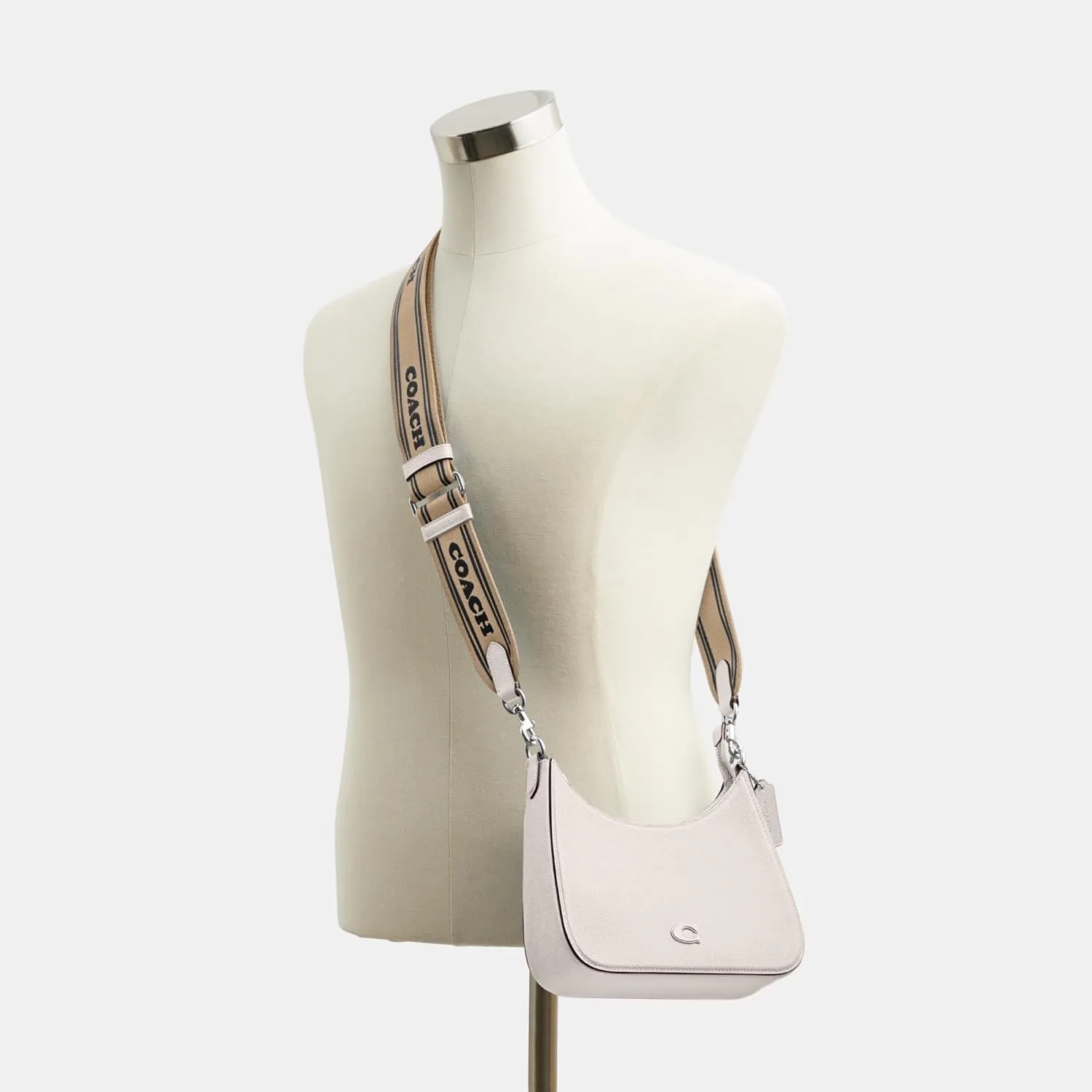 Coach Unisex Hobo Crossbody Bag in Crossgrain Leather