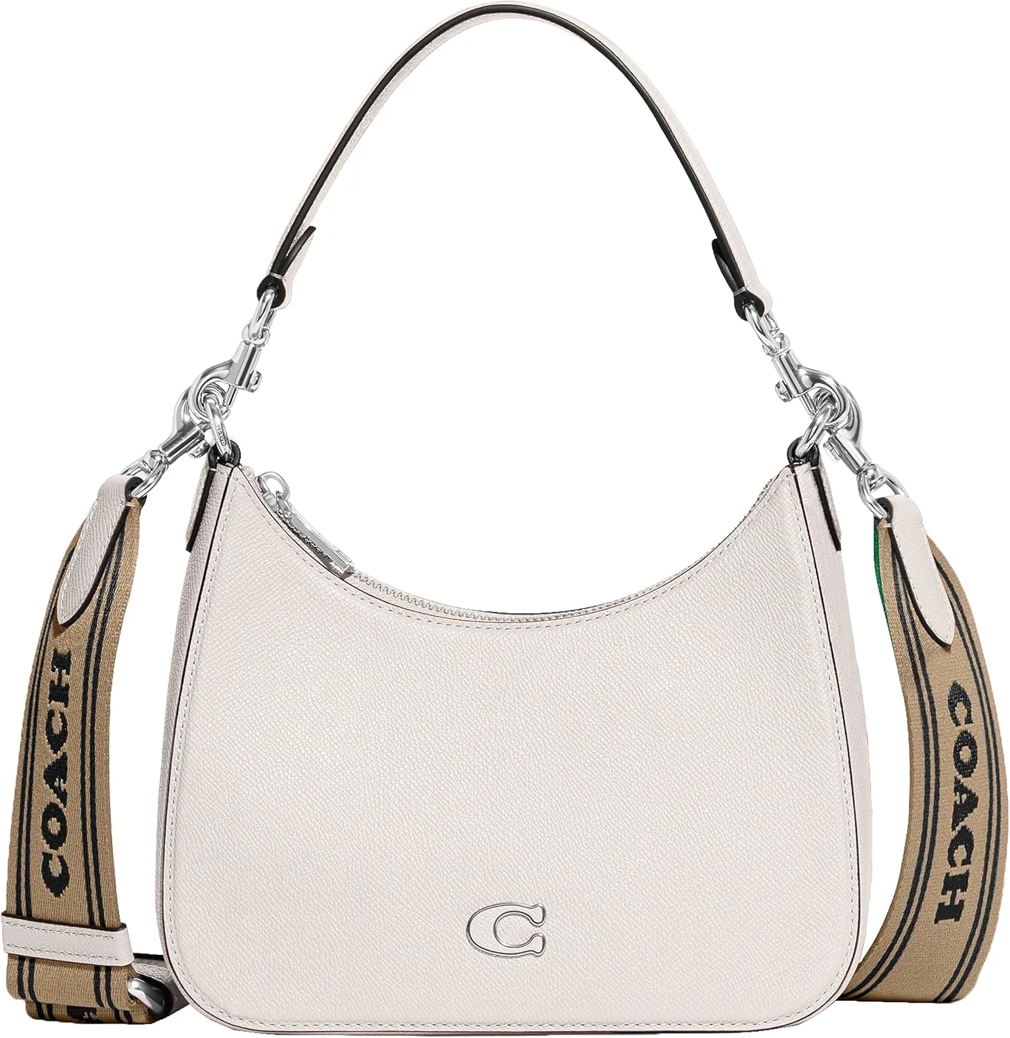 Coach Unisex Hobo Crossbody Bag in Crossgrain Leather