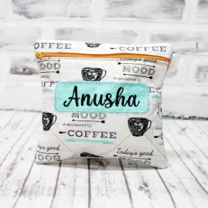 Coffee Mood Personalized Reusable Food Bag