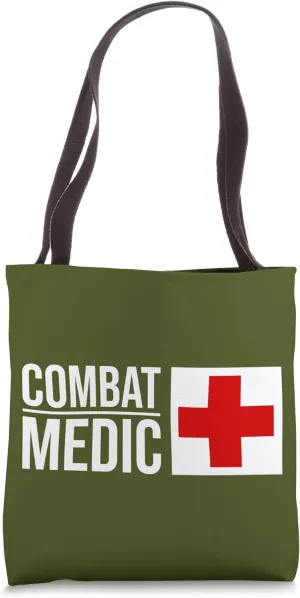 COMBAT MEDIC SPECIALIST ARMY ARMED FORCES Tote Bag