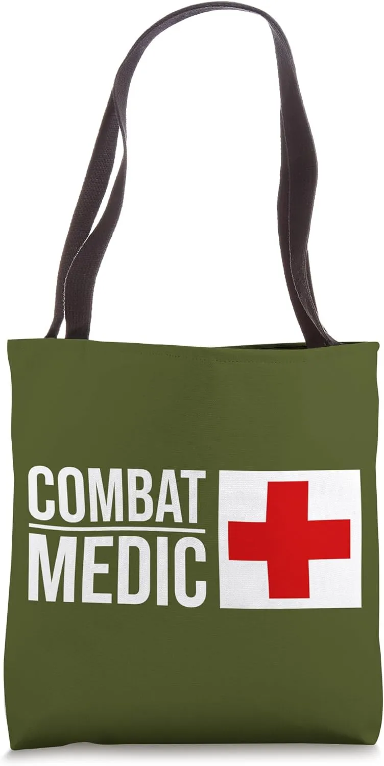 COMBAT MEDIC SPECIALIST ARMY ARMED FORCES Tote Bag
