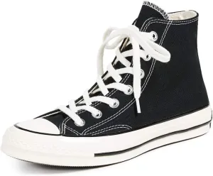 Converse All Star '70s High Top Unisex Sneakers, Black, 12.5 US Women/10.5 US Men