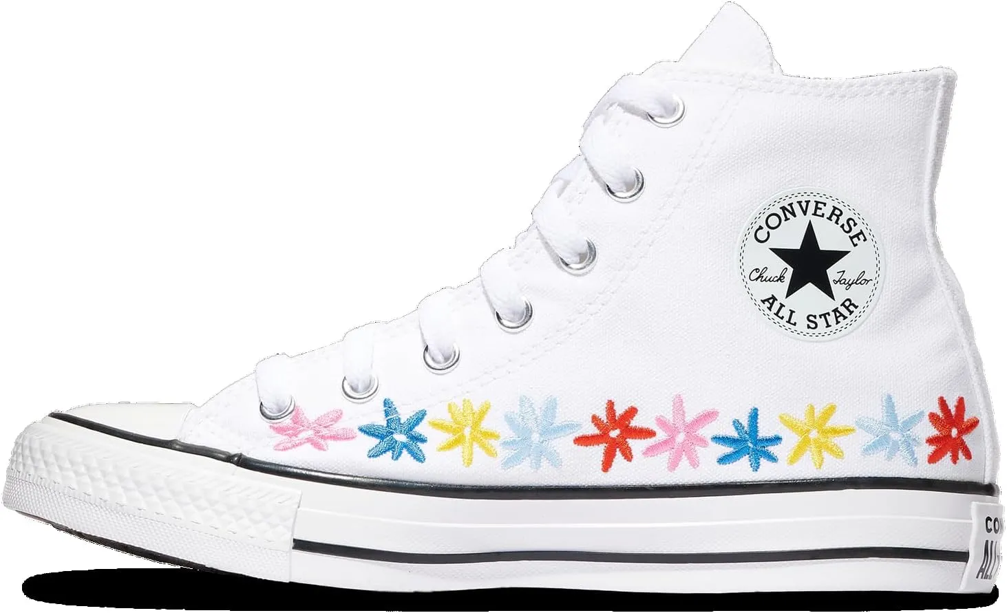 Converse Chuck Taylor All Star High - Boys' Grade School (A06311F, White/Multi)