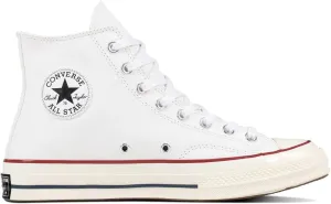 Converse Men's Chuck Taylor 70 Hi Top, White/White/Garnet/Egret, Size 4.5