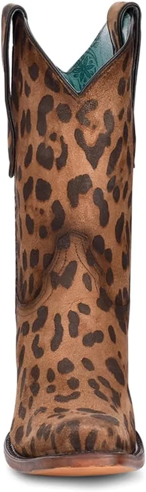 CORRAL Women's Brown Leopard Print Western Boots