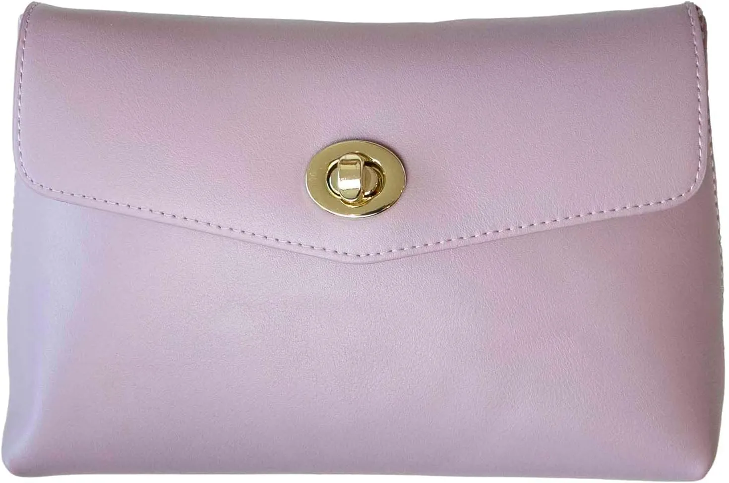 Cosmetic Bag Travel Makeup Pouch Travel Organizer, Zipper Pouch Bags for Women Vegan Leather (Opal Purple)